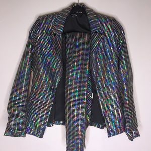 Sequin blazer set